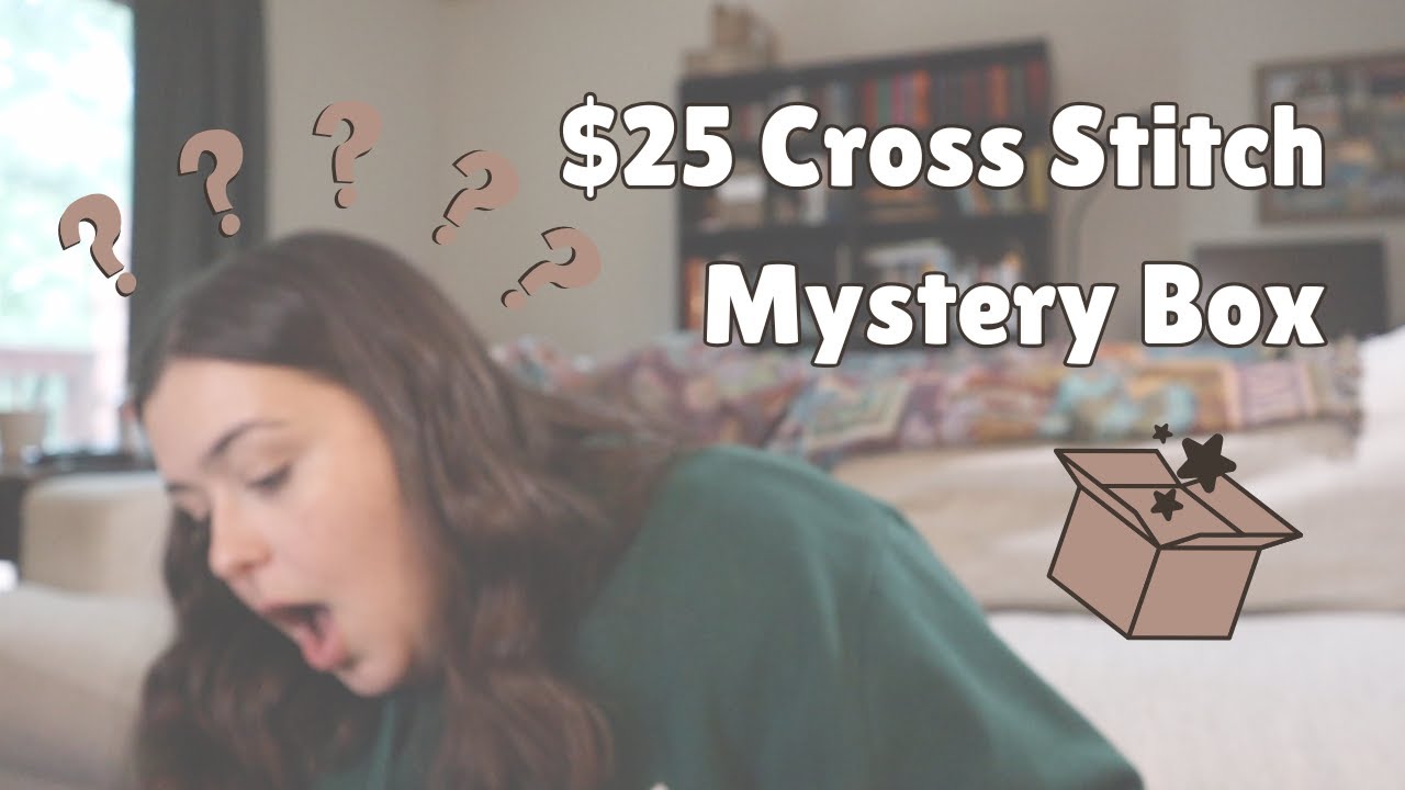 I bought a $25 cross stitch mystery box!! Lots of vintage patterns