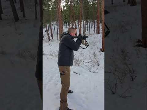 The Smith & Wesson m&p 15 22 pistol is just way too much fun!