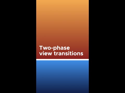 Two-phase view transitions