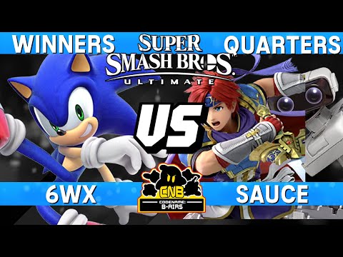 Smash Ultimate Tournament Winners Quarters - 6WX (Sonic) vs SAUCE (Roy / ROB) - CNB 204