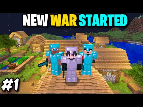 A New WAR Started on our Minecraft SMP SERVER || Minecraft in Hindi || #1