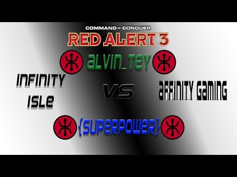 Alvin_Tey[E] vs SuperPower[E] Battlebase Beta - Red Alert 3