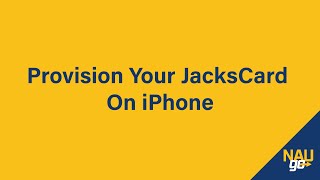 Provision Your JacksCard on iPhone