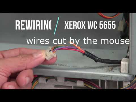 Rewiring of Xerox WC 5655