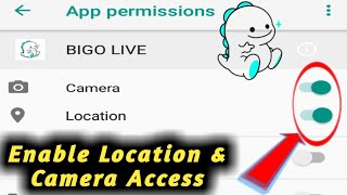 How To Turn On Bigo Location & Camera Access S