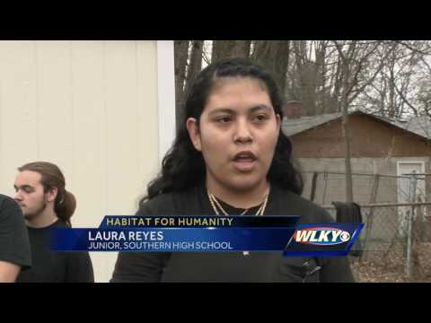 Southern High School students help Habitat for Humanity