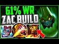 ZAC IS THE #1 TANK RIGHT NOW✅ (61% WR BUILD) - Zac Beginners Guide Season 14 - League of Legends