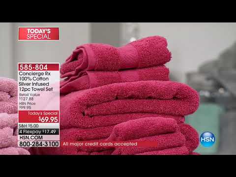 HSN | Concierge Collection Bedding 02.10.2018 - 06 AM