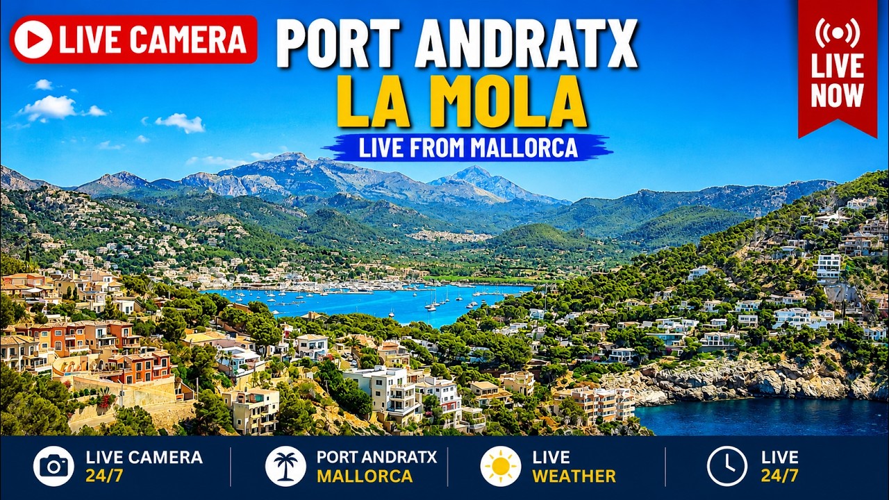 Live webcam view of La Mola Harbour Panorama