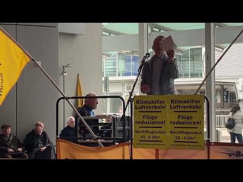 Redebeitrag Thomas Will im Flughafen Frankfurt 04 03 3023