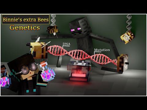 Minecraft Binnies Extra Bees / Genetics: Ultimativer GeneGuide Tutorial / Showcase german [1.12.2]