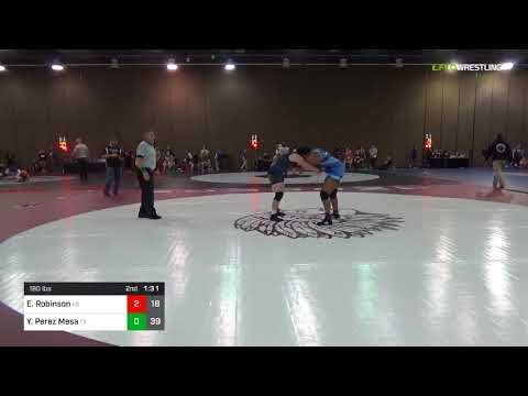 2018 Girls Folkstyle Duals/Girl Dual Teams 180 Semi-Finals - Elisa Robinson (KS) Vs. Yissmet Perez