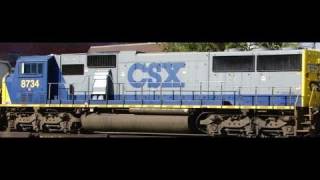 preview picture of video 'CSX Freight train in Baltimore City'