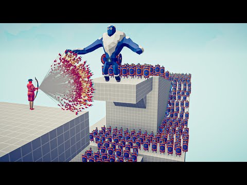 ICE GIANT WITH SHIELDS vs EVERY GOD - Totally Accurate Battle Simulator TABS