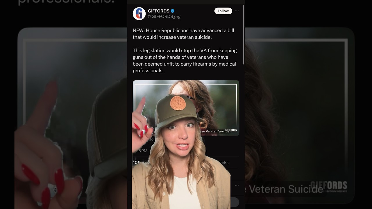 Giffords After Veteran Rights… AGAIN!!!#shortsvideo #shortsfeed #2ndamendment #shorts