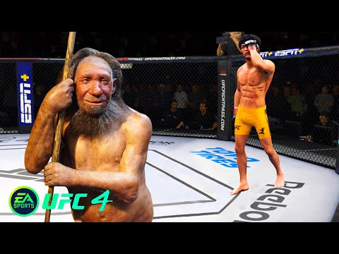 UFC4 Bruce Lee vs Evil Neanderthal EA Sports UFC 4 PS5