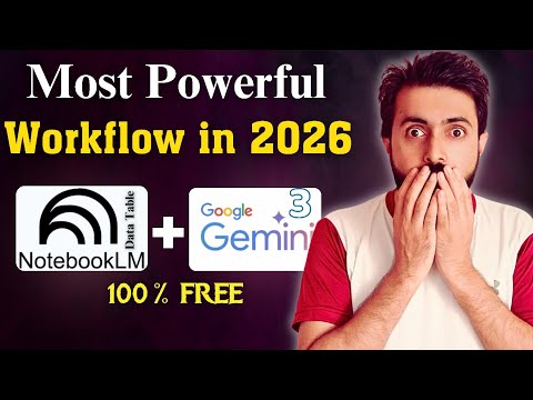 NotebookLM (Data Table) + Gemini | This AI Workflow Saves Me Hours of Research Time
