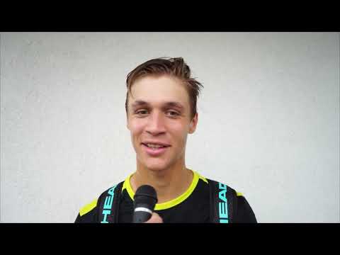 Jonáš Forejtek po úspěšném semifinále proti Zdeňku Kolářovi | Moravia Open 2020