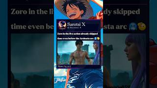 Zoro in the live action already skipped time🥶 #zoro #onepieceliveaction #onepiece