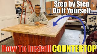 How To Install A Williamsburg Butcher Block Countertop DIY Guide Step By Step With Pro Results