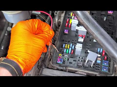 2018 Chevy Silverado Starter Relay & Fuse, Ignition Switch Bypass for Starter Testing