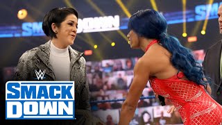 Bayley backs away from contract signing with Sasha Banks: SmackDown, Oct. 16, 2020