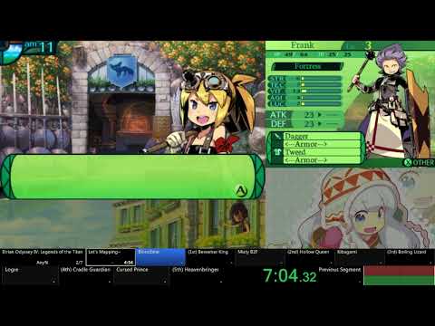 Etrian Odyssey IV speedrun in 4:43:54