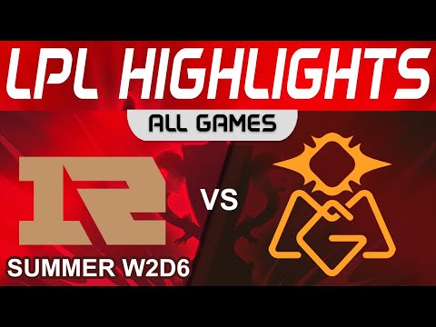 RNG vs OMG Highlights ALL GAMES LPL Summer Season 2023 W2D6 Royal Never Give Up vs Oh My God