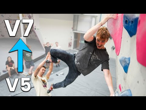 8c Climber Takes V5 Climber to V7 in One Session