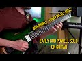 Bud Powell Honeysuckle Rose Solo - GUITAR TRANSCRIPTION