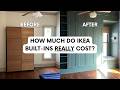 MASSIVE WALL OF IKEA BUILT INS COST Renee Renovates