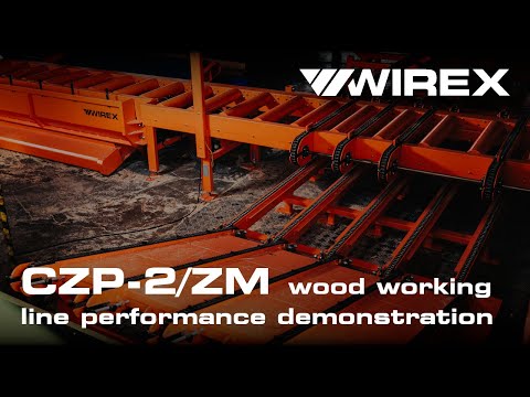 WIREX pionowa linia przetarcia CZP-2/ZM Demonstracja wydajności linii