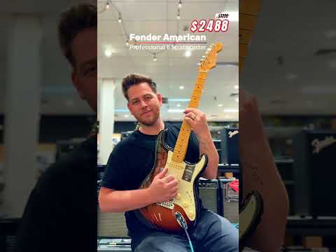 Which Fender guitar sounds better? Player VS American Professional II 🎸 #whichisbetter #fender