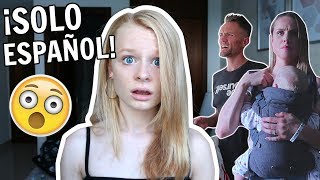 SPEAKING ONLY SPANISH TO MY FAMILY FOR 24 HOURS! 😱 *they don&#39;t understand a thing*
