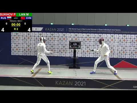 Kazan 2021 Men Epee Team World Cup P3 RUS vs CHN