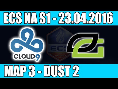Cloud 9 vs OpTic Gaming | Map 3 (Dust 2) ECS NA Season 1 2016 CS:GO Week 2 (23.04.2016)