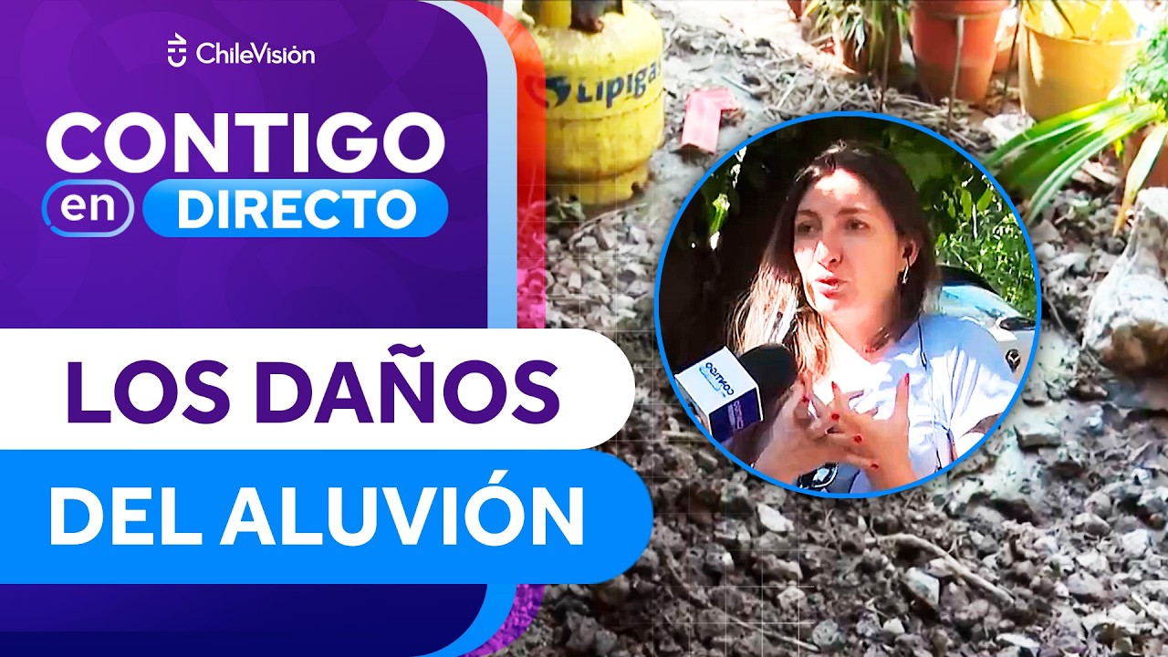 HASTA UN METRO DE BARRO: Vecina relató momentos de terror durante aluvión - Contigo en Directo