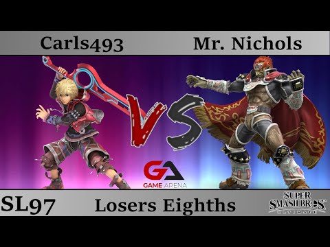 SmashLAN'd 97 - Losers Eighths: Carls493 (Shulk) vs Mr. Nichols (Ganon)