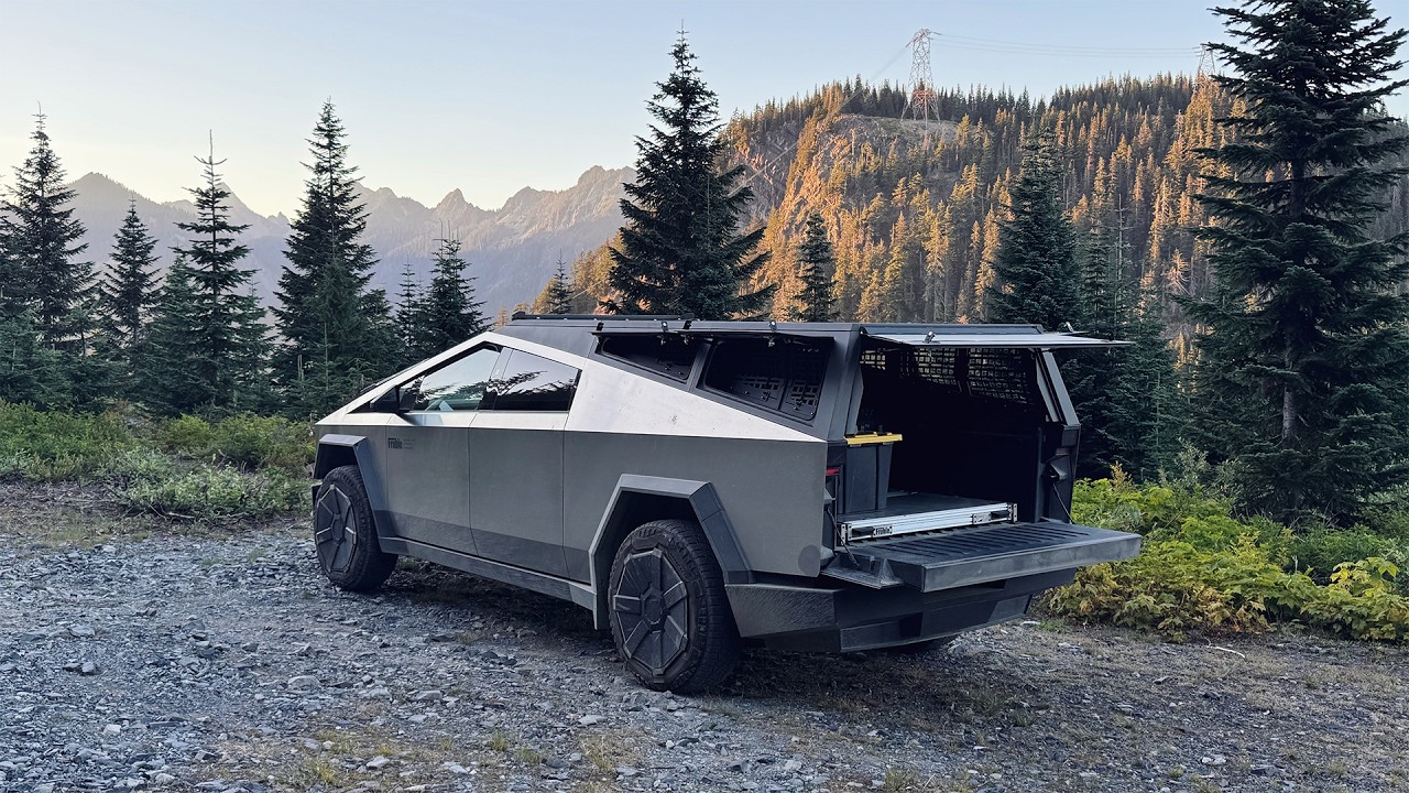 Installing the Urander Bed Rack Cap for Tesla Cybertruck