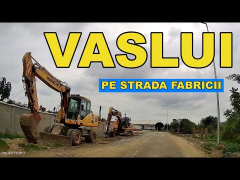 Orasul VASLUI lucrari pe str Fabricii