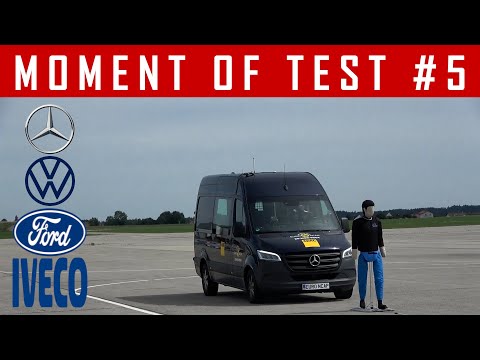 Mercedes Sprinter vs Volkswagen Crafter vs Ford Transit vs İveco Daily Safety Test | Euro NCAP