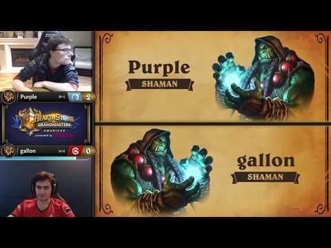 Purple vs gallon - Group A Decider - Hearthstone Grandmasters Americas 2020 Season 1 - Week 3