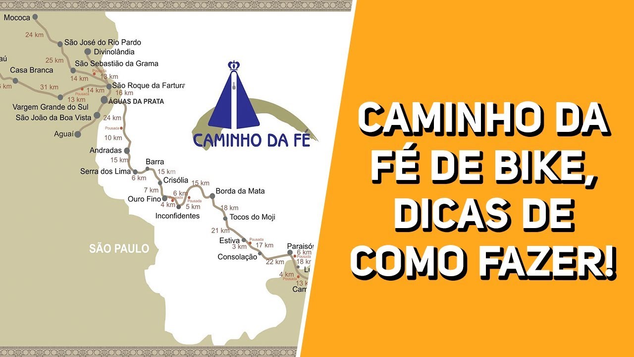 Caminho da Fé de Bike - Dicas, gastos, logística e percurso DURO