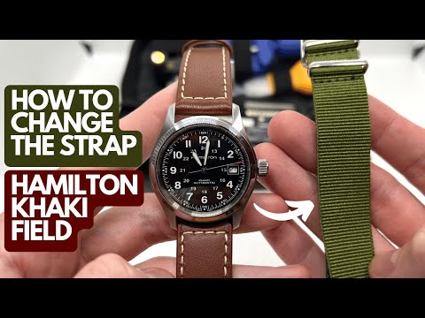 How to replace the strap on your Hamilton Khaki Field Automatic Watch