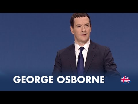 George Osborne: Speech to Conservative Party Conference 2014