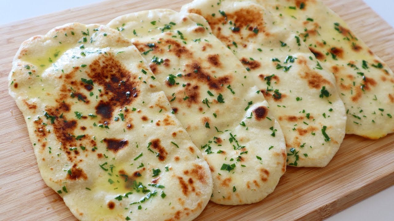Easy 2-Ingredient Flatbread Recipe | No Yeast, No Egg!