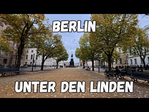 Walking Berlin Unter den Linden 4K