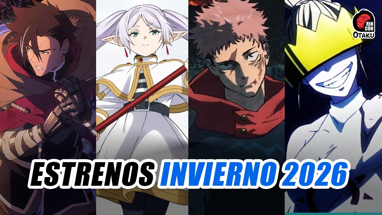 Estrenos ANIME INVIERNO 2026 y donde verlos | Rincón Otaku