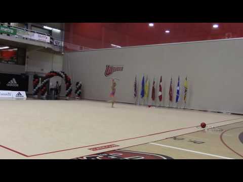 Megan Hamilton Senior Hoop 2016 CDN Championships RG Comp B