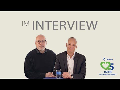 25 Jahre Allbau-Sozialmanagement: Dirk Miklikowski (Allbau) und Alexander Rychter (VdW) im Interview